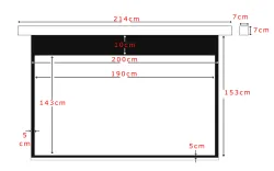 Екран для проєктора PROJECTA SlimScreen 153x200  см - СМАРТ. Інтерактивні технології в освіті