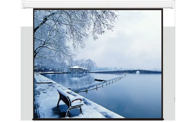 Екран для проєктора Electric Screen 292×183 см - СМАРТ. Інтерактивні технології в освіті