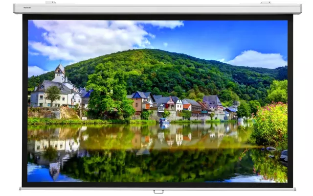 Екран для проєктора PROJECTA ProScreen 162 x 280 см - СМАРТ. Інтерактивні технології в освіті